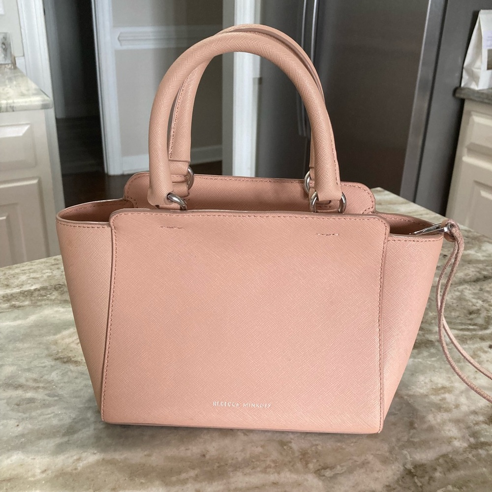 Rebecca Minkoff Pink Saffiano Leather Bag